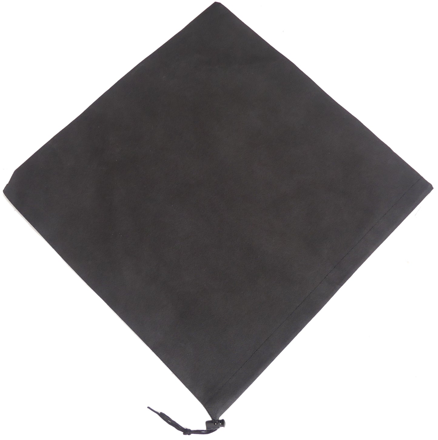 Kante Baumwollhelmtasche Matte schwarz
