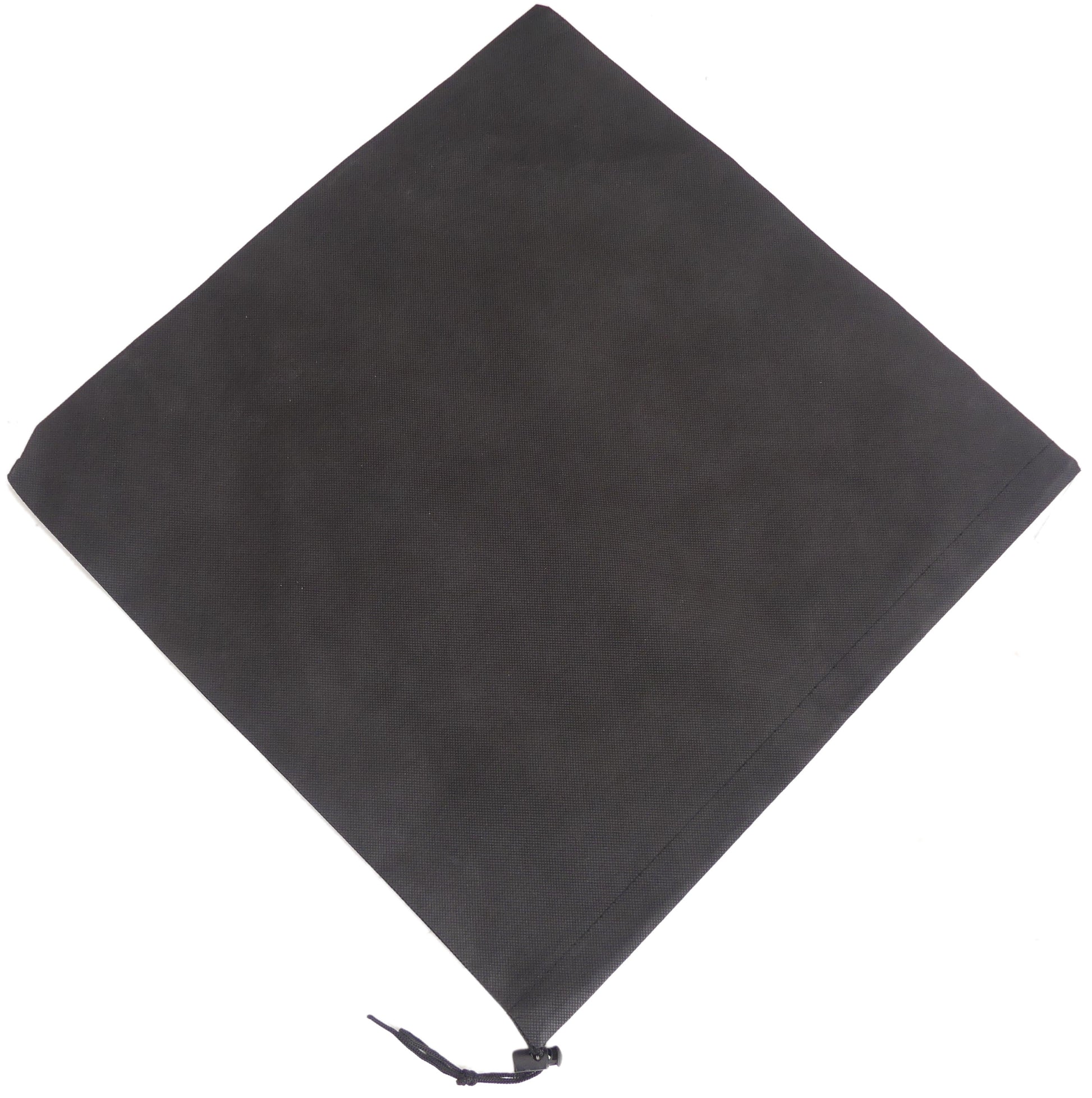 Kante Baumwollhelmtasche Matte schwarz