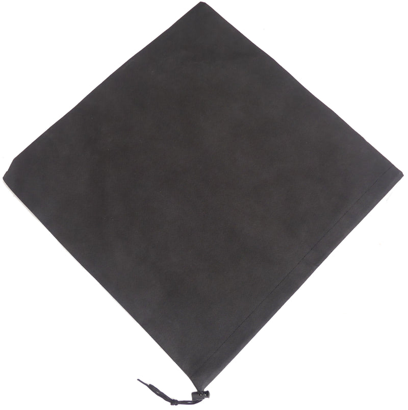 Kante Baumwollhelmtasche Matte schwarz