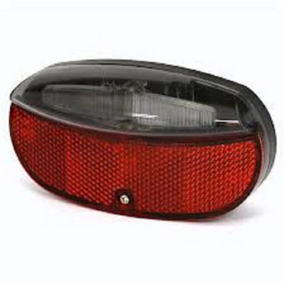 Rücklicht LED-Batterien 80 mm rot