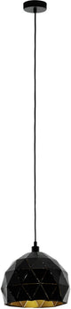 Eglo Roccaforte – Hängelampe – E27 – ø30 cm – Schwarzgold
