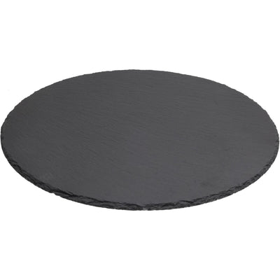 Excellent Houseware Servierplatte aus Schiefer ø28cm