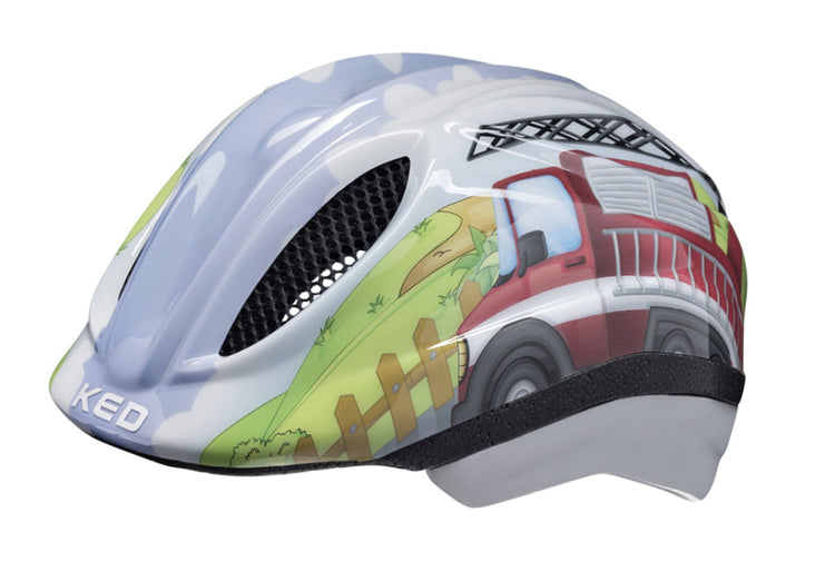 Ked Fietshelm Meggy II Trends (46-51 cm) Feuerwehrauto