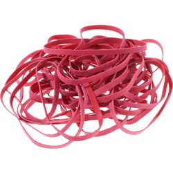 Gummibänder Bürodepot 500 g rot
