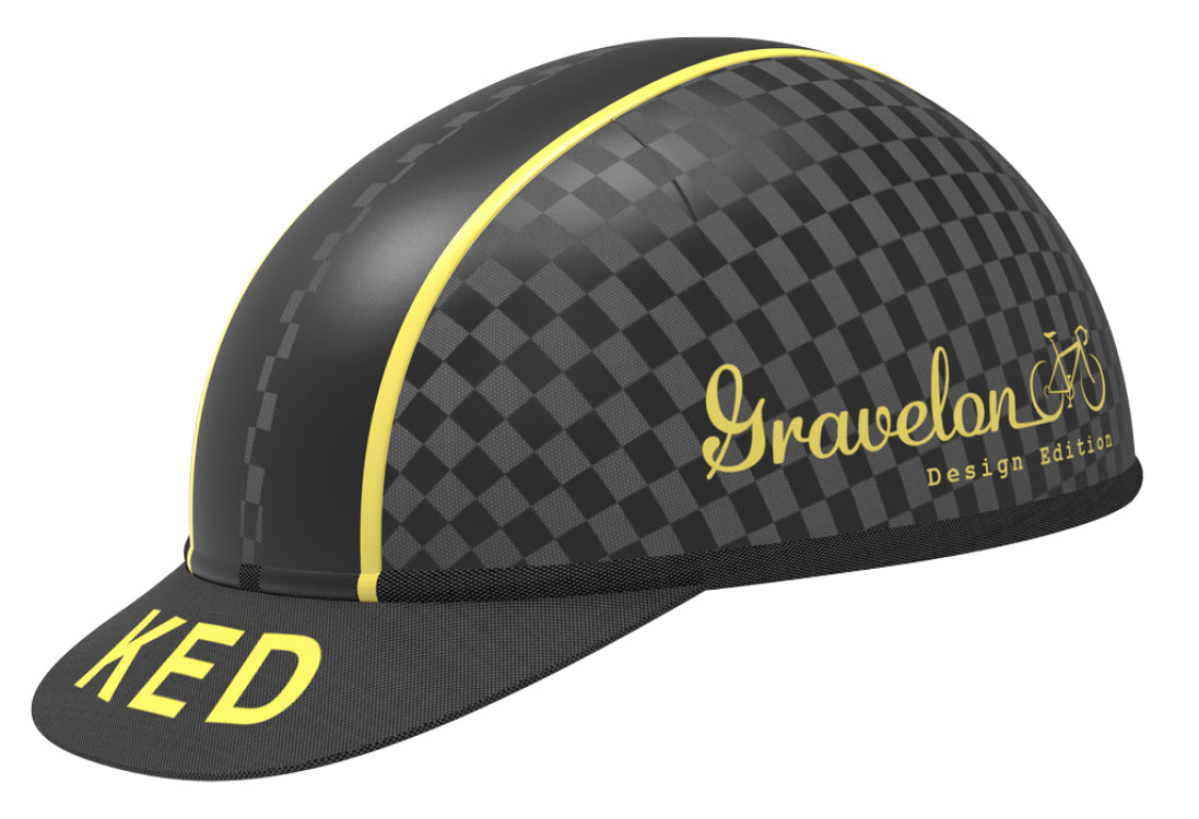 Fahrradhelm KED Gravelon L (58-61cm) - kariertRote Flagge