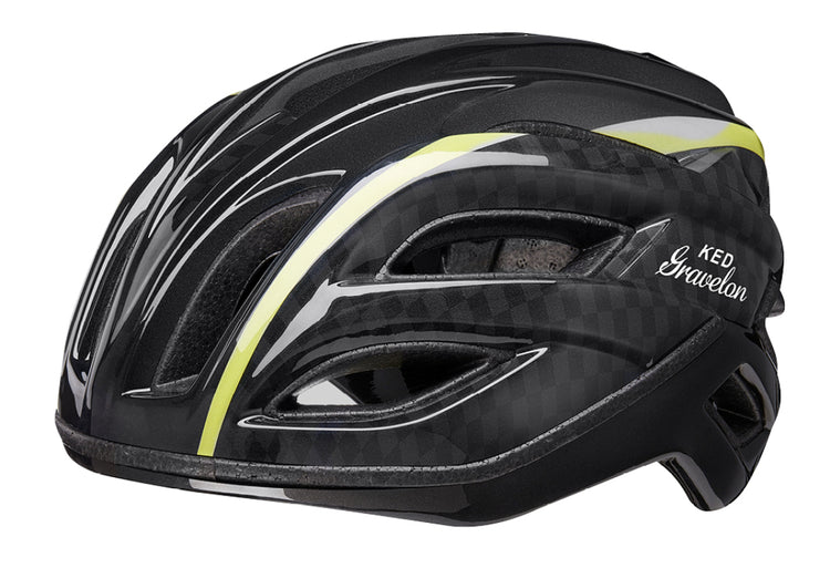 Fahrradhelm KED Gravelon L (58-61cm) - kariertRote Flagge