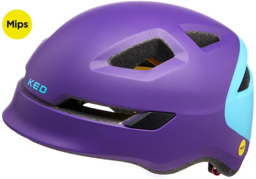 Fahrradhelm Pop Mips - klein (48-52 cm) - Purpurhimmel