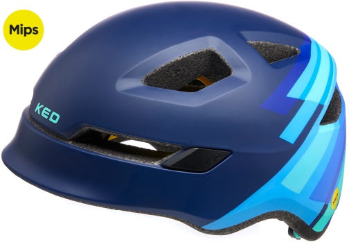 Fahrradhelm Ked Pop Mips - klein (48-52 cm) - Blau