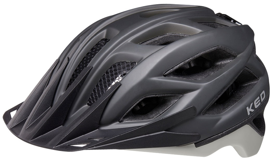 Fahrradhelm KED Begleiter L (55-61 cm) - Prozess schwarzer Asche Matt