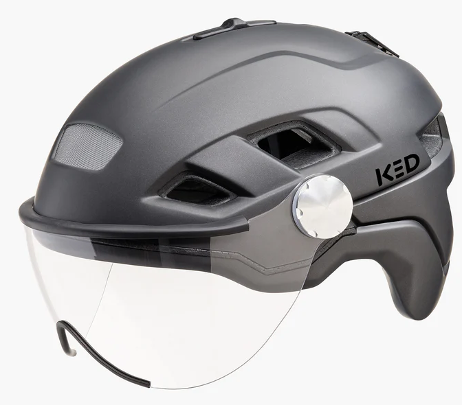 Fahrradhelm Ked B-Vis X-Lite M (52-58 cm) -Black Metallic Matt