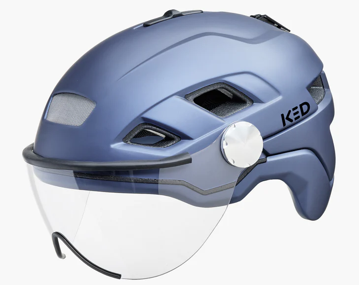 Fahrradhelm Ked B-Vis X-Lite M (52-58 cm) -blau-Metallic Matt
