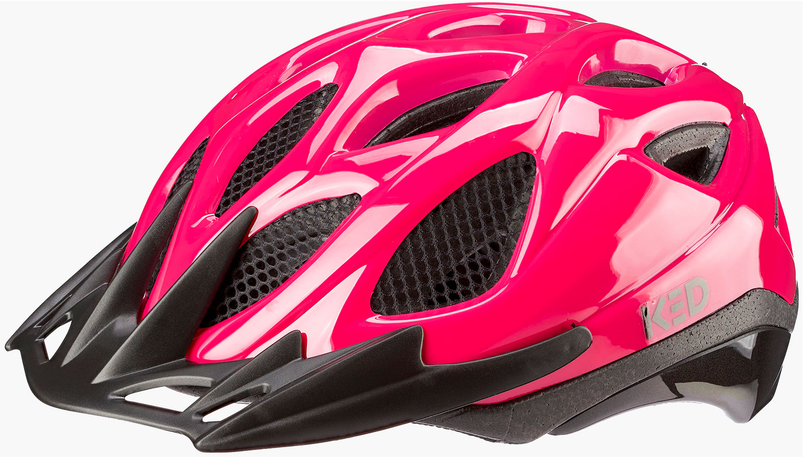 Ked Fahrradhelm Tronus M 52-56 cm Magenta Black Glossy
