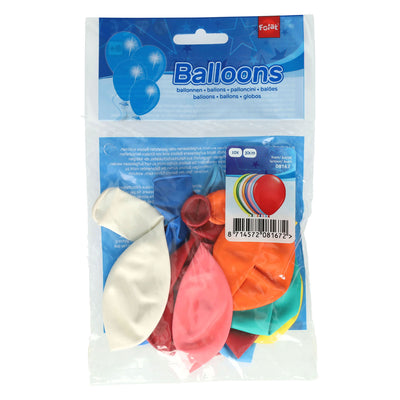 Folat BV Colored Ballons, 10st.