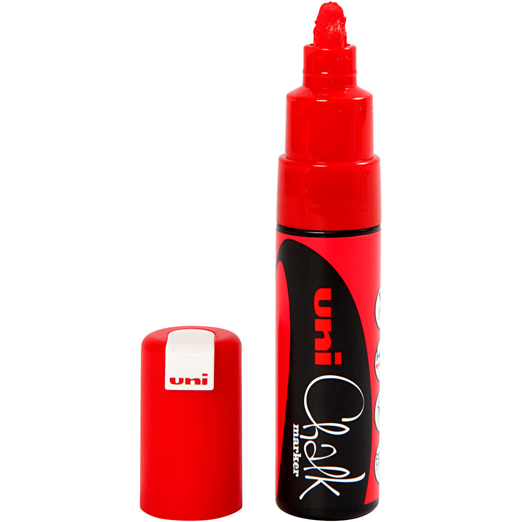 Uni-Posca-Kreidemarker, Liniendicke 8 mm, rot, 1 Stück
