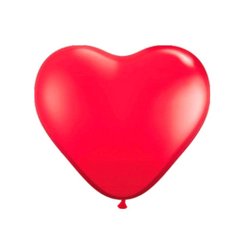 Folat Bv Hart Balloons rot, 8st.