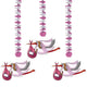 Folat BV Pink Hanging Decoration, 3..