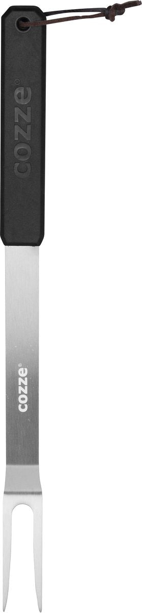 Cozze® Tranchiergabel 450 mm mit TPR-Griff – Edelstahl
