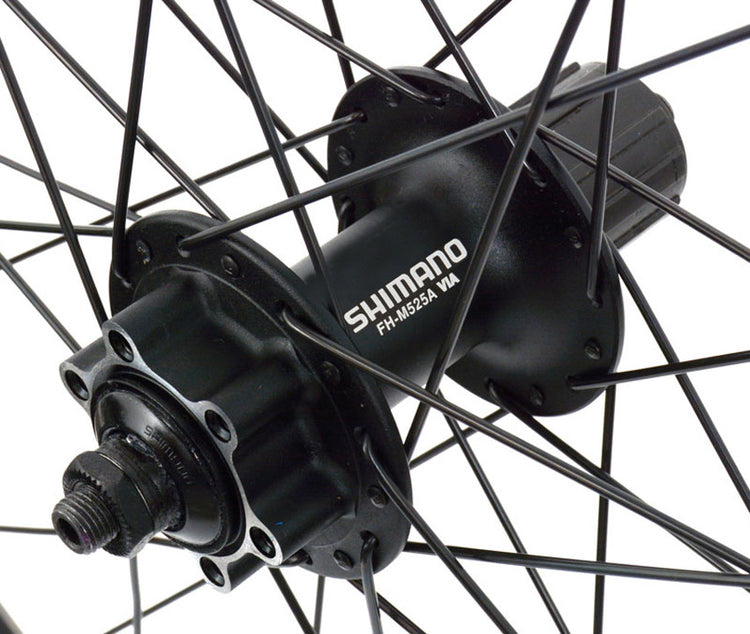 Maßgeschneidertes 29 Shimano 6-Loch Deore FH-M525 Rodi Black Rock Hinterrad