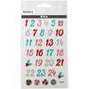Creativ Company Glitzeraufkleber, Adventsfiguren, Bogen 10x16 cm, 1 Bogen
