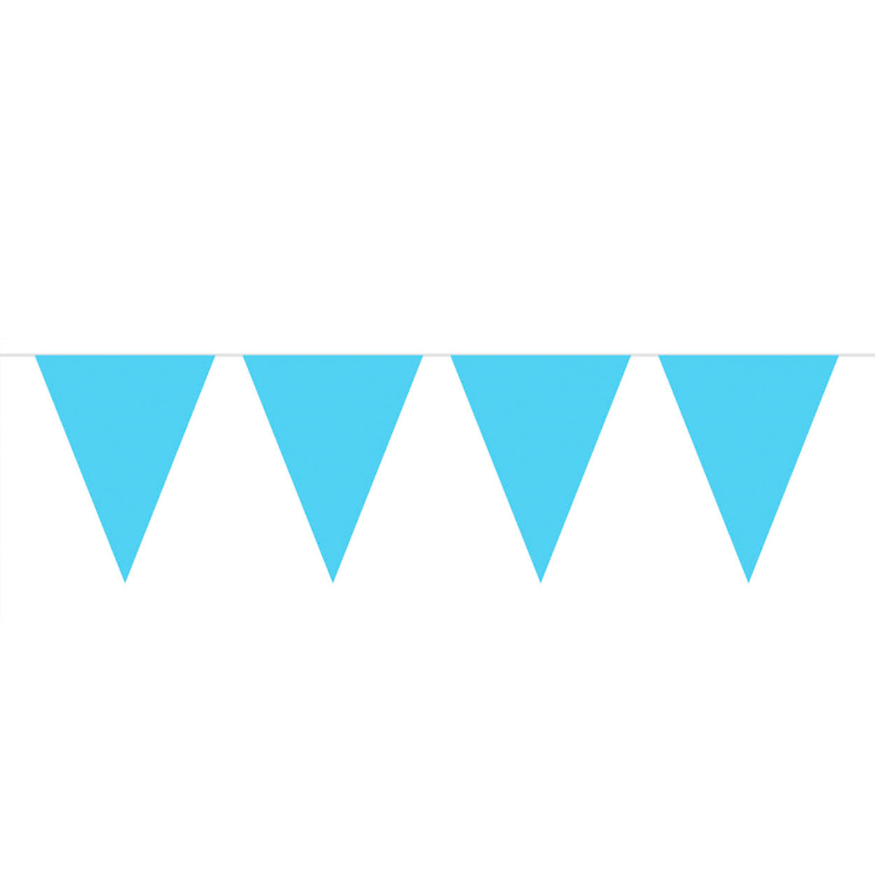 Folat bv hellblaue Mini -Flag -Linie, 3mtr.
