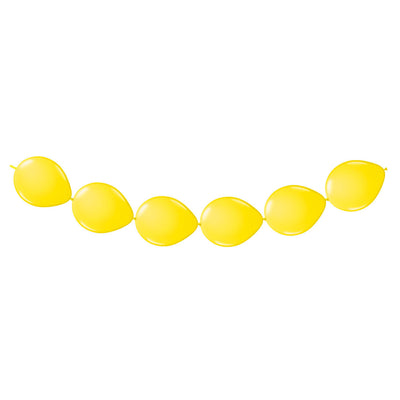 Gelbe Knopfballons, 8st.