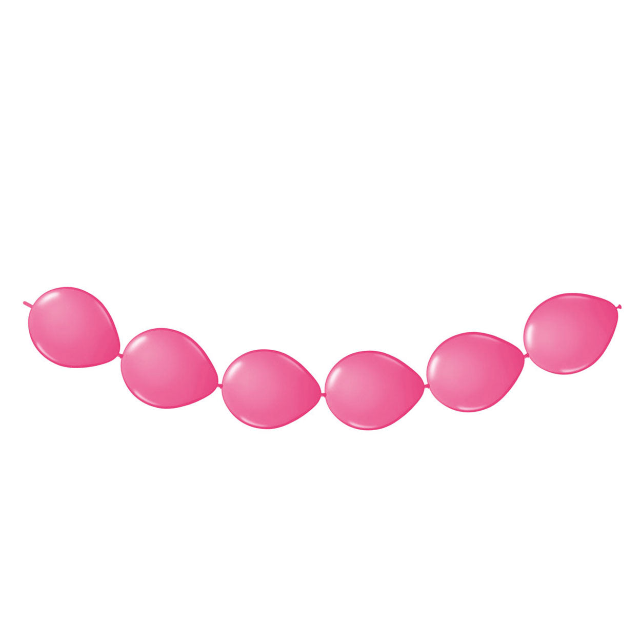 Magenta -Knopfballons, 8..