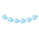 Hellblaue Knopfballons, 8..