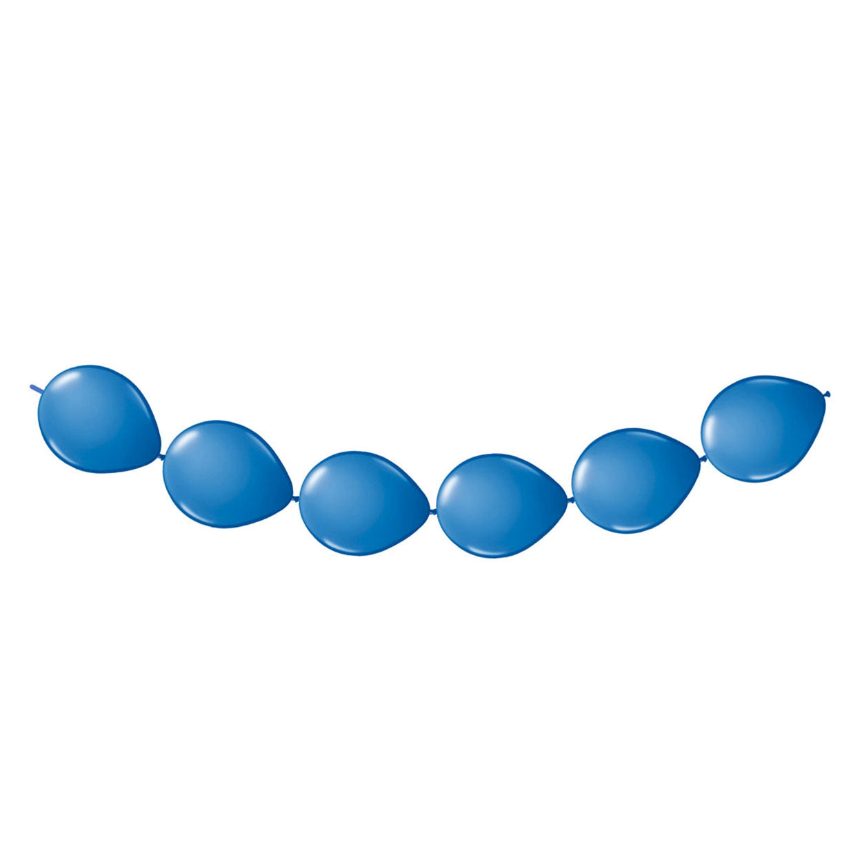 Blaue Knopfballons, 8st.
