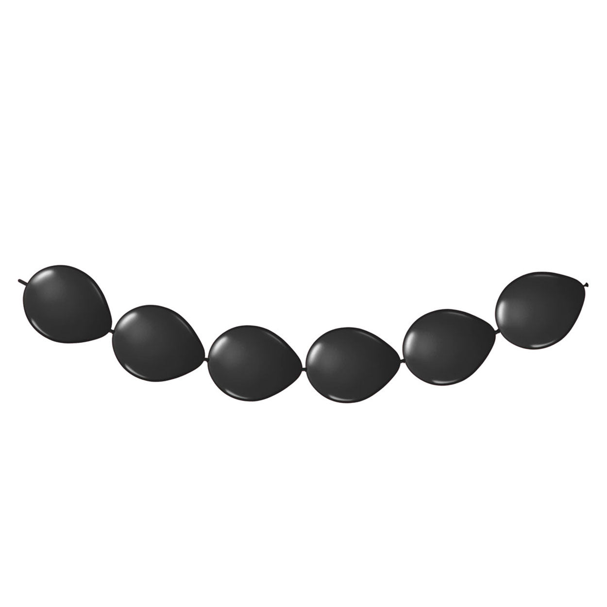 Schwarze Knopfballons, 8..
