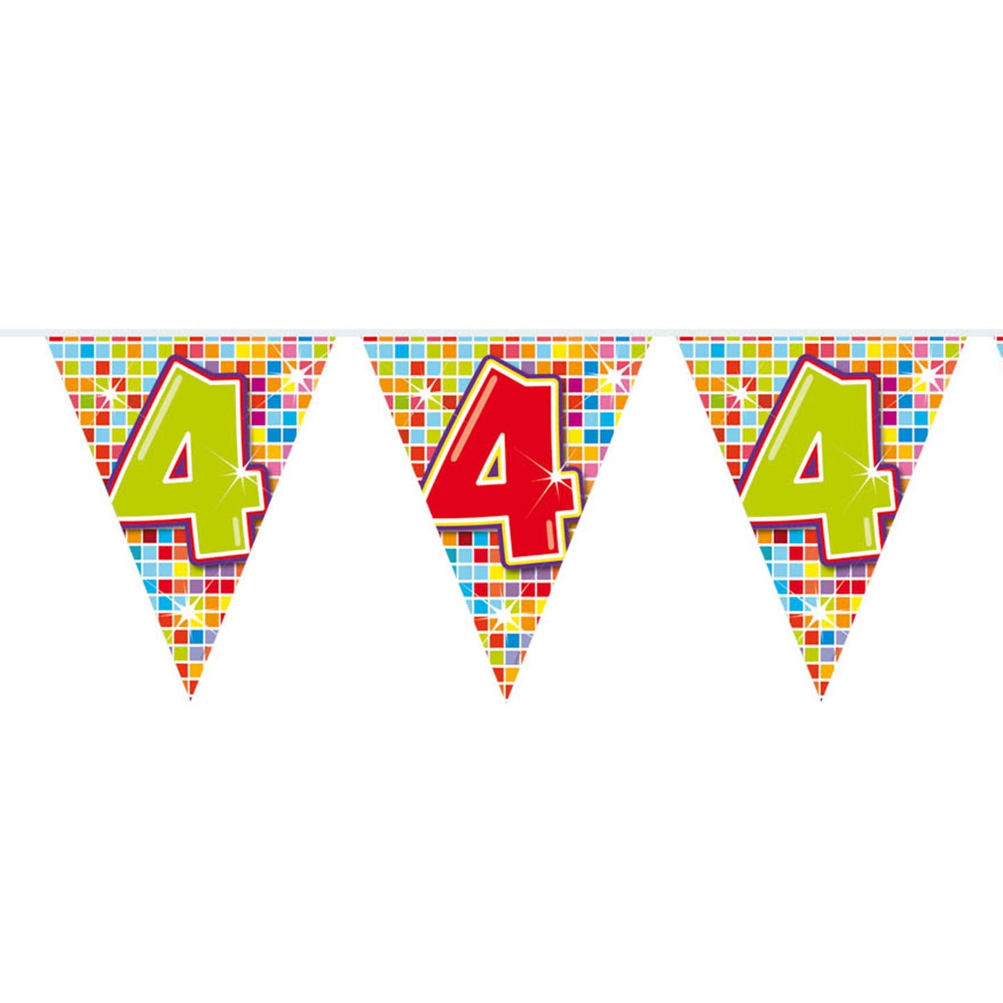 Mini -Flag -Linienblöcke 4 Jahre, 3mtr.