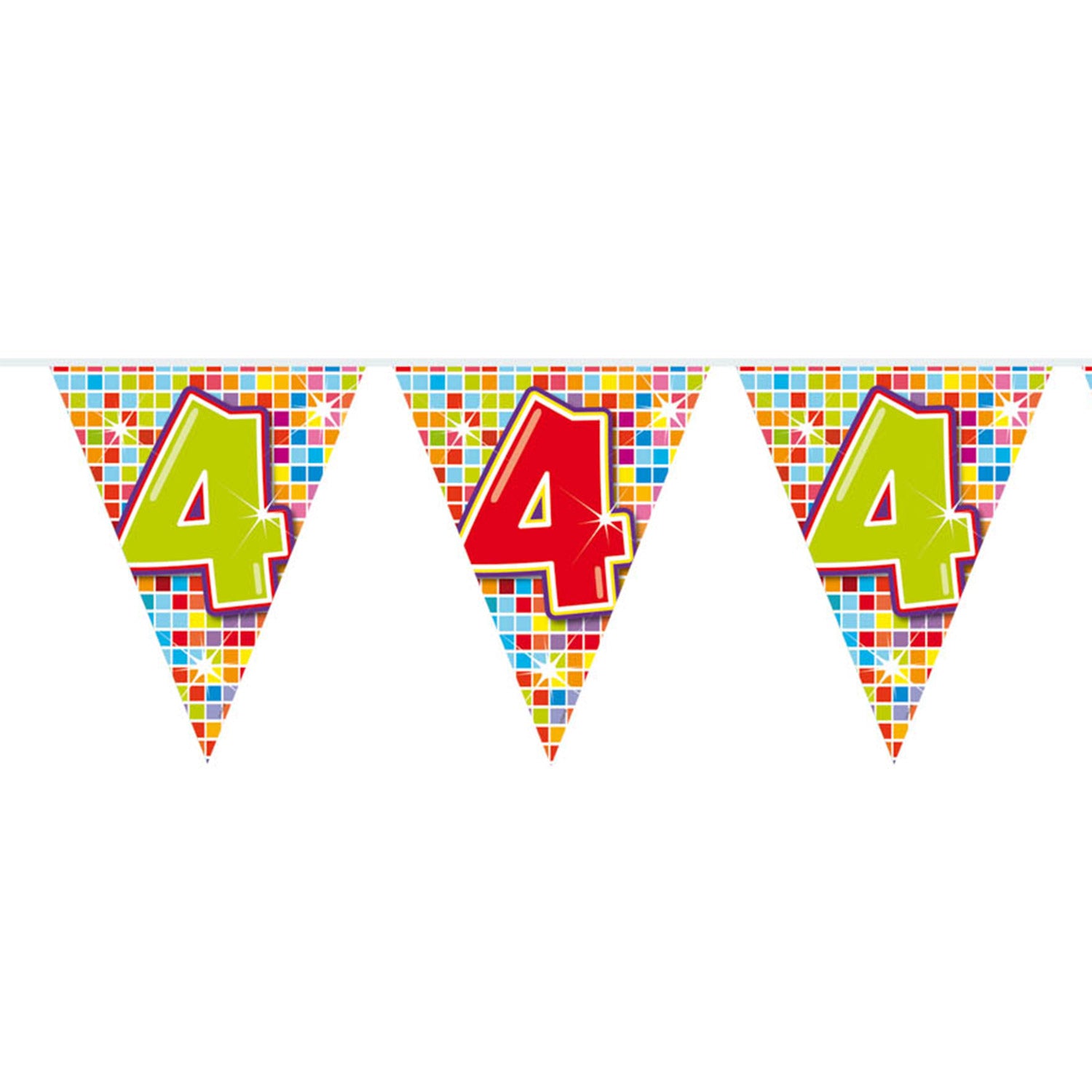 Mini -Flag -Linienblöcke 4 Jahre, 3mtr.