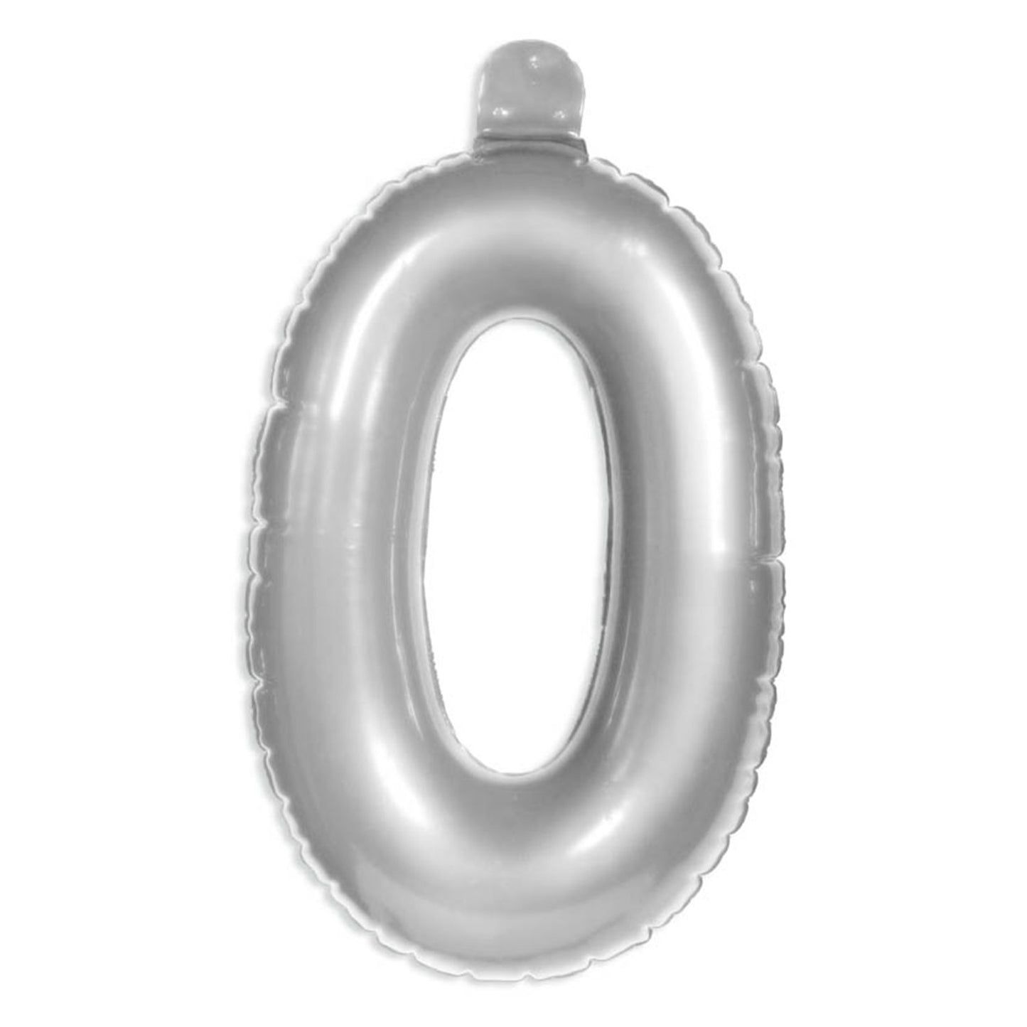 Figurenballon 0 Silber