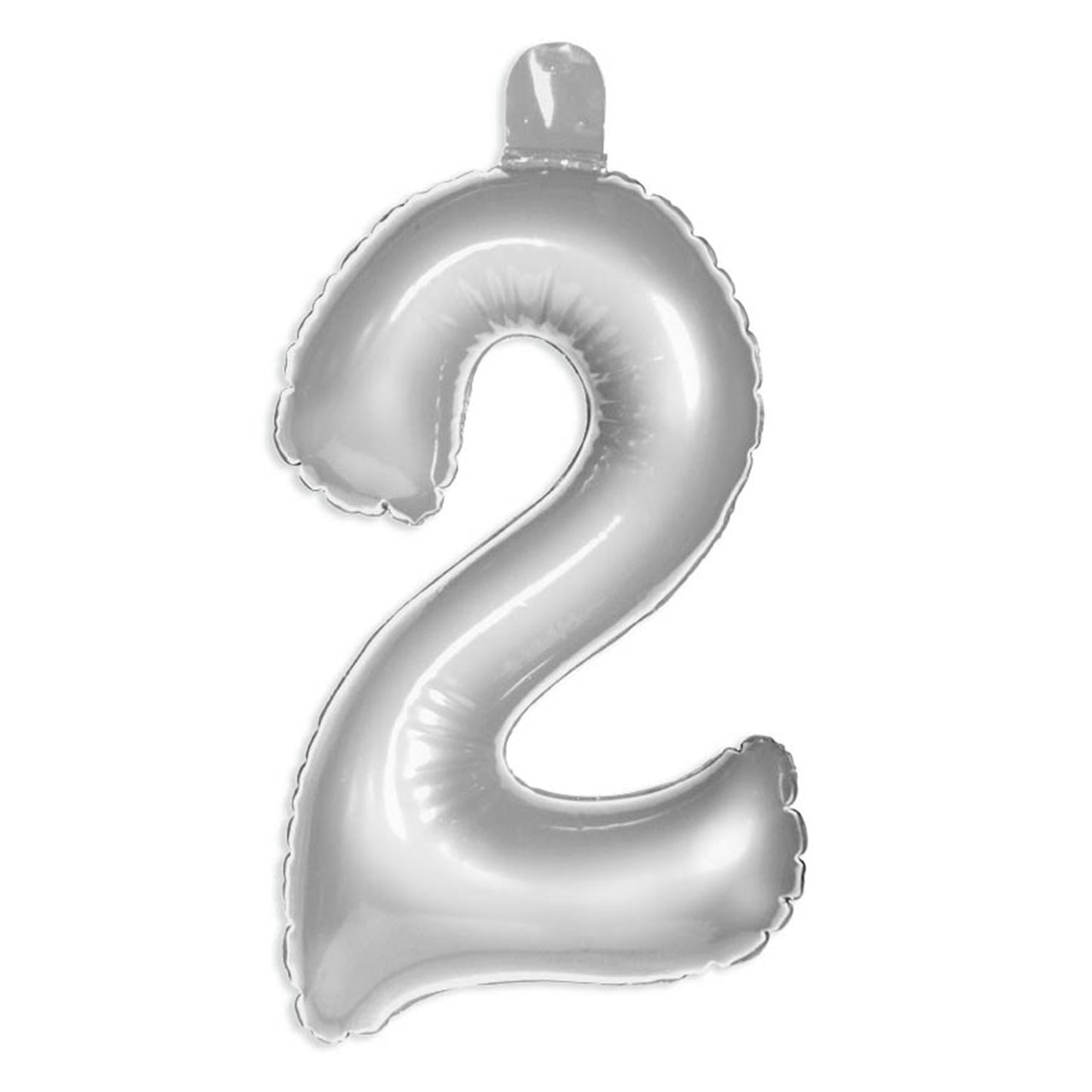 Figurenballon 2 Silber