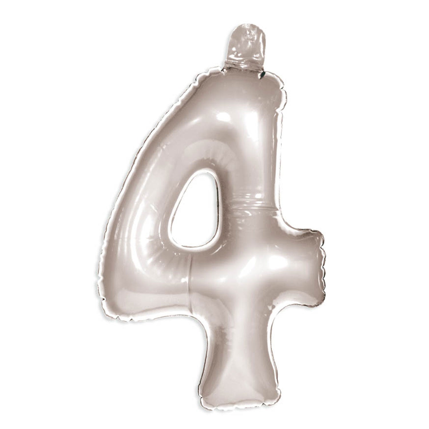 Figurenballon 4 Silber