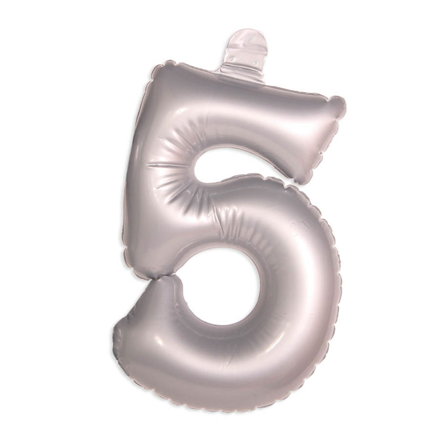 Figurenballon 5 Silber
