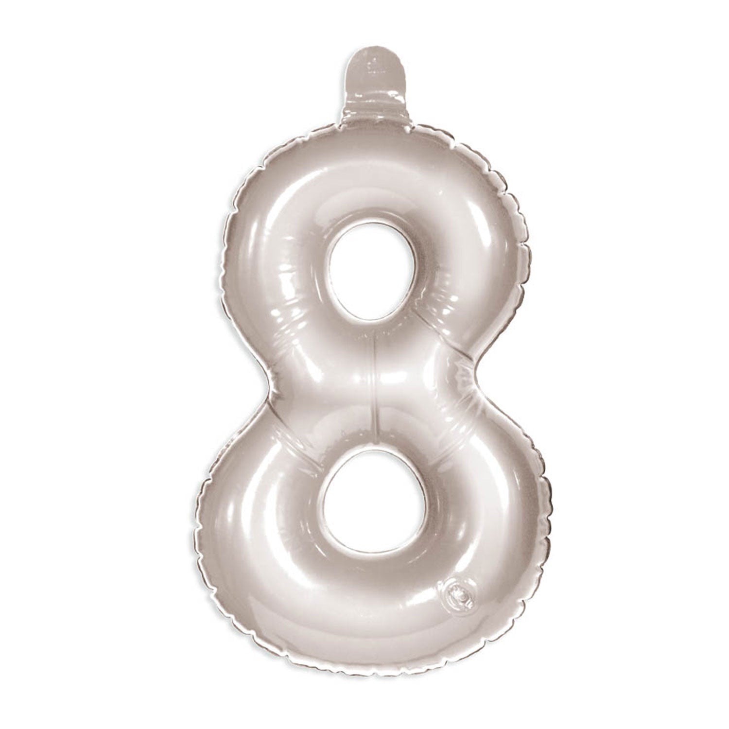 Figurenballon 8 Silber