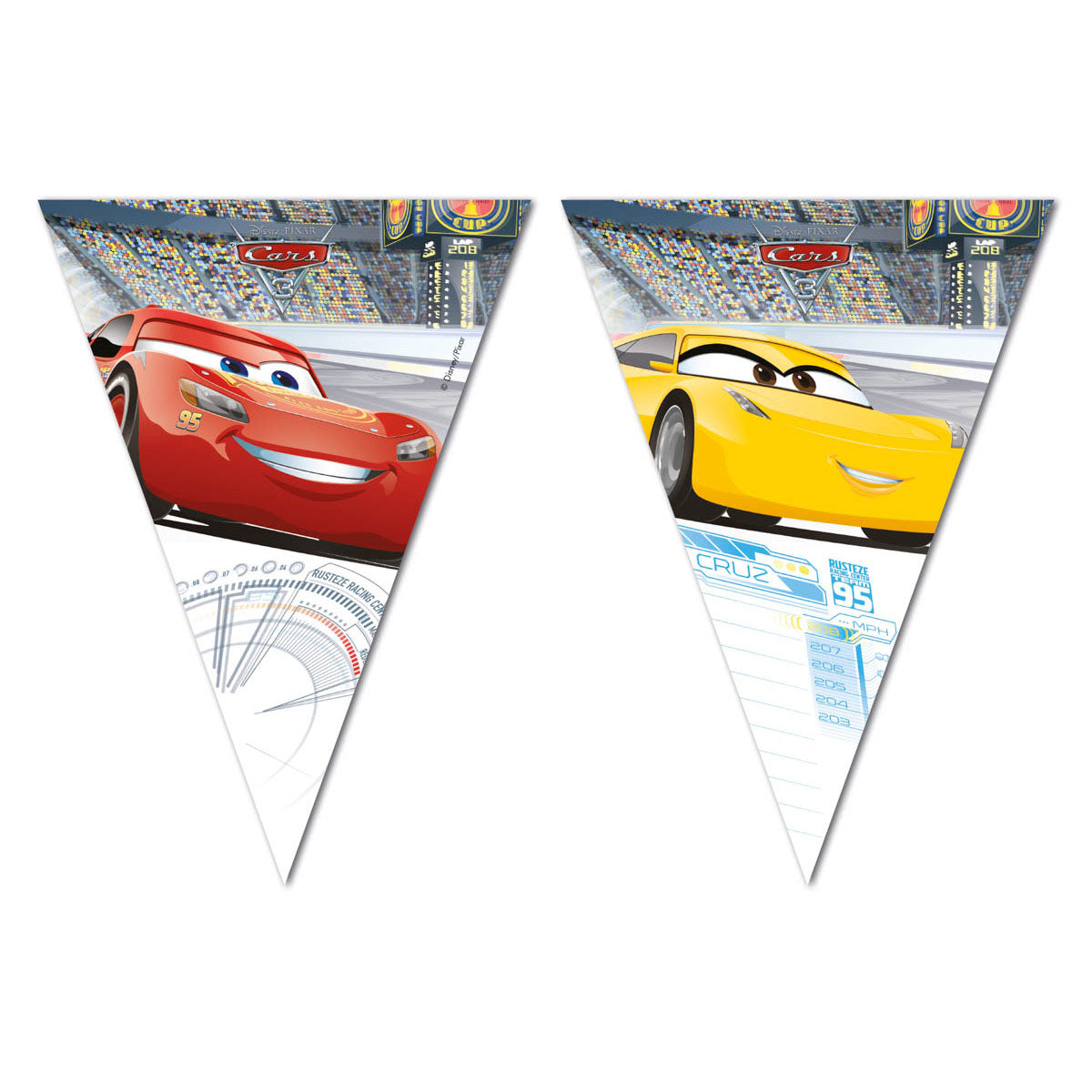Autos 3 -Flag -Linie