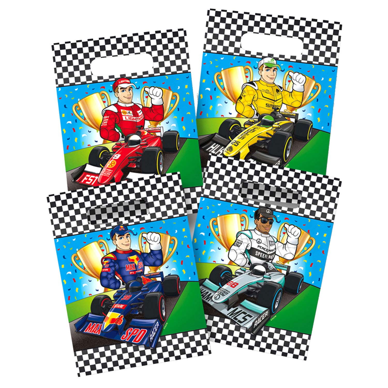 Hand -Out -Taschen Formel 1, 8st.