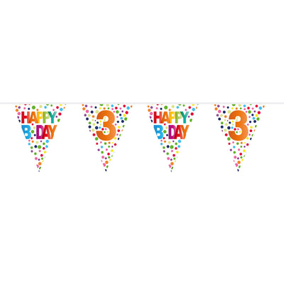 Flagline Confetti 3 Jahre, 10mtr.