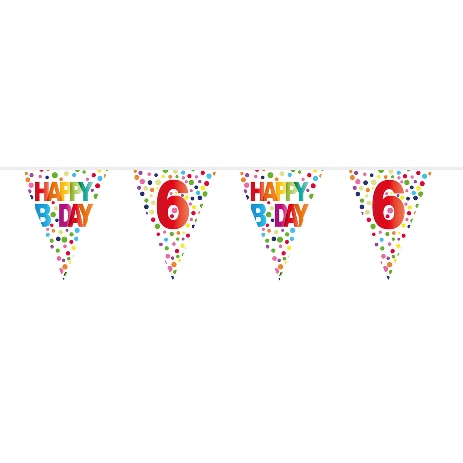 Flagline Confetti 6 Jahre, 10mtr.