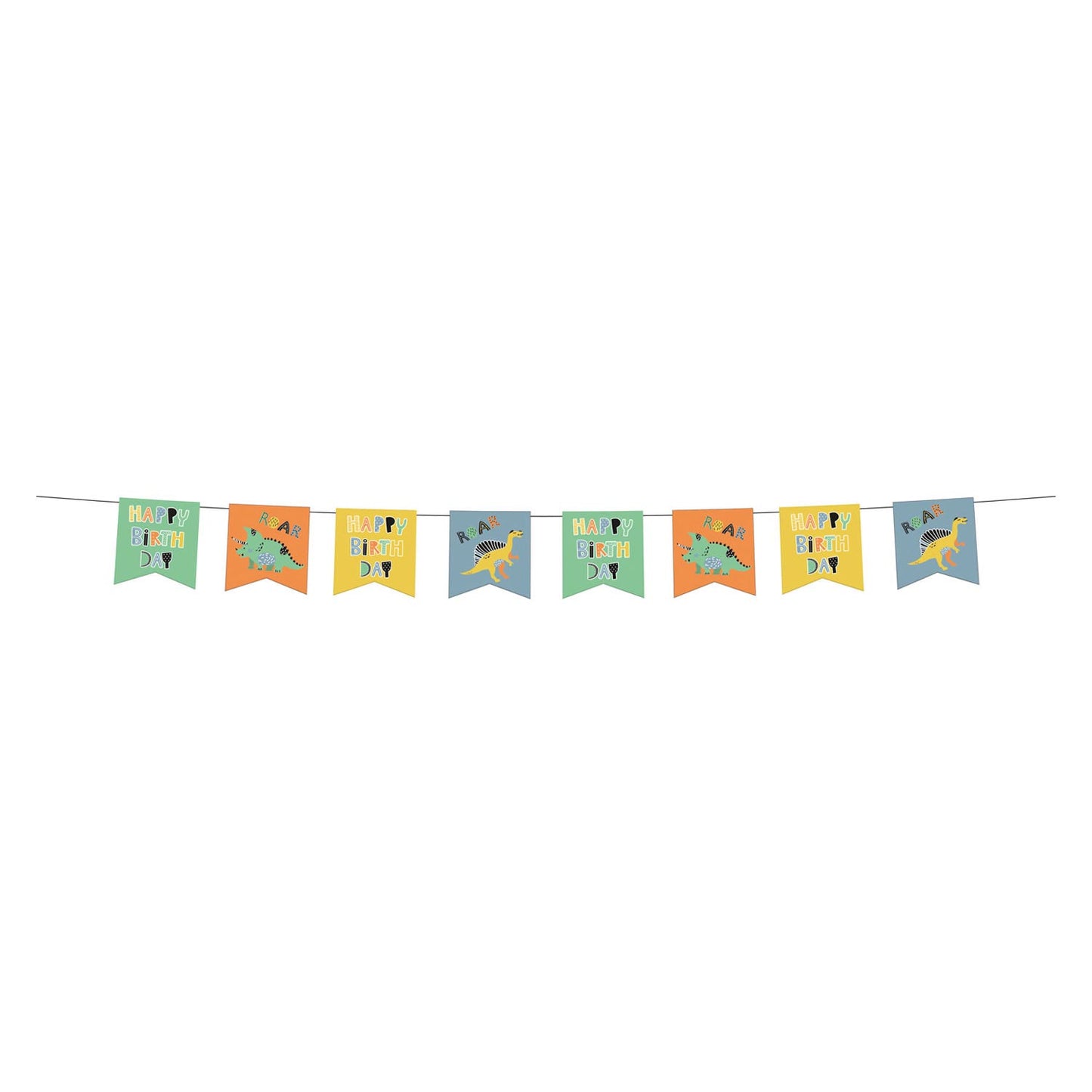 Flag -Linie Dino Roars, 6m