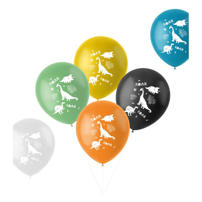 Latexballons Dinosaurier 33 cm, 6st.