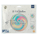 3D -Folienballon -Party 56 cm - afbeelding 2