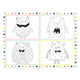 Folat BV Malvorlagen Placemat Monster Bash, 6st.