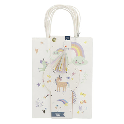 Folat BV Hand -Out -Taschen Einhörner Regenbogen, 6st.