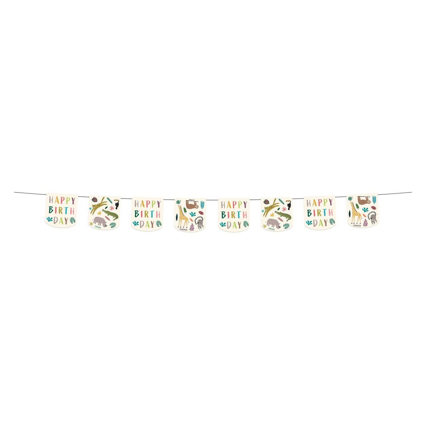 Flag -Linie wilde Tiere 6m