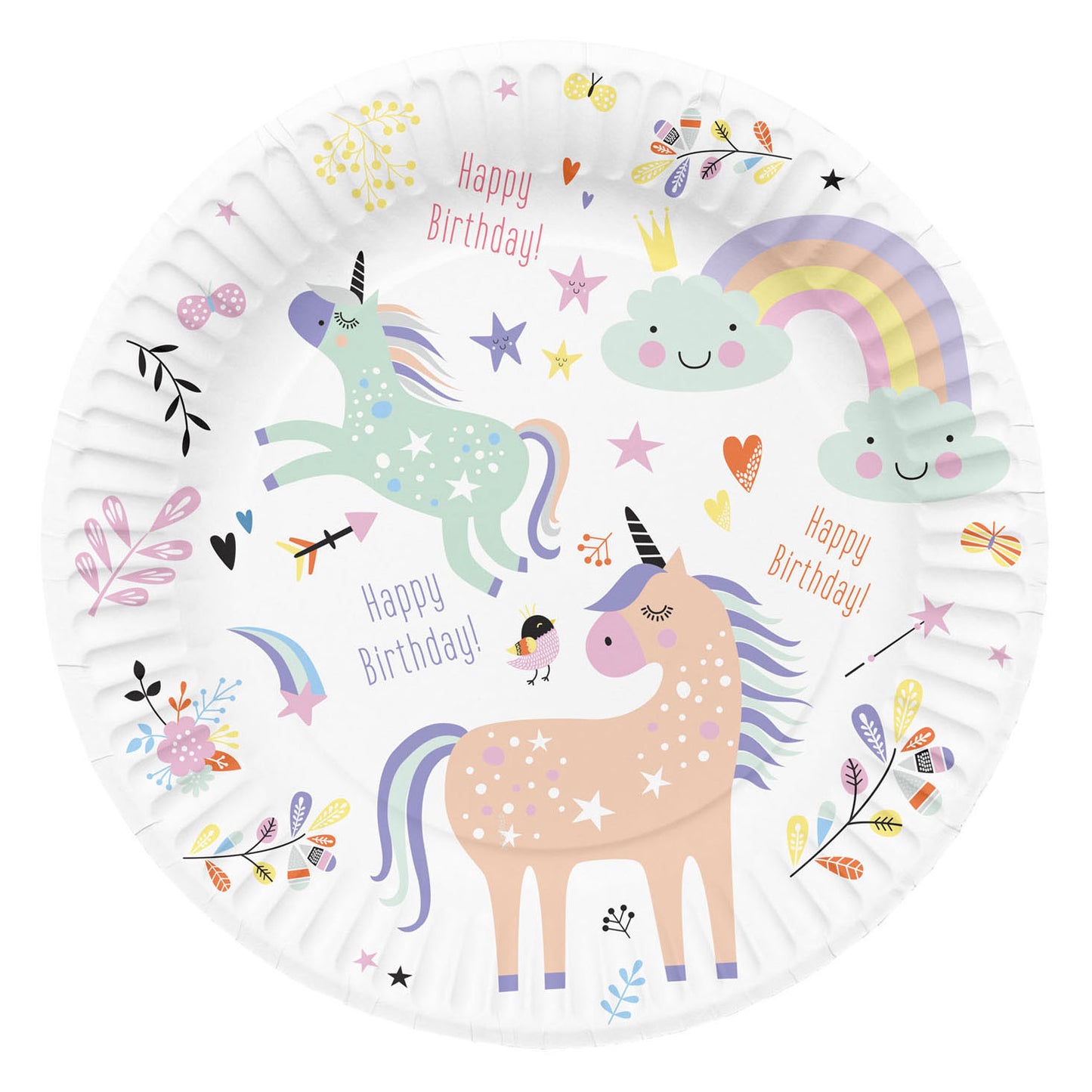 Zeichen Unicorns Regenbogen, 8..