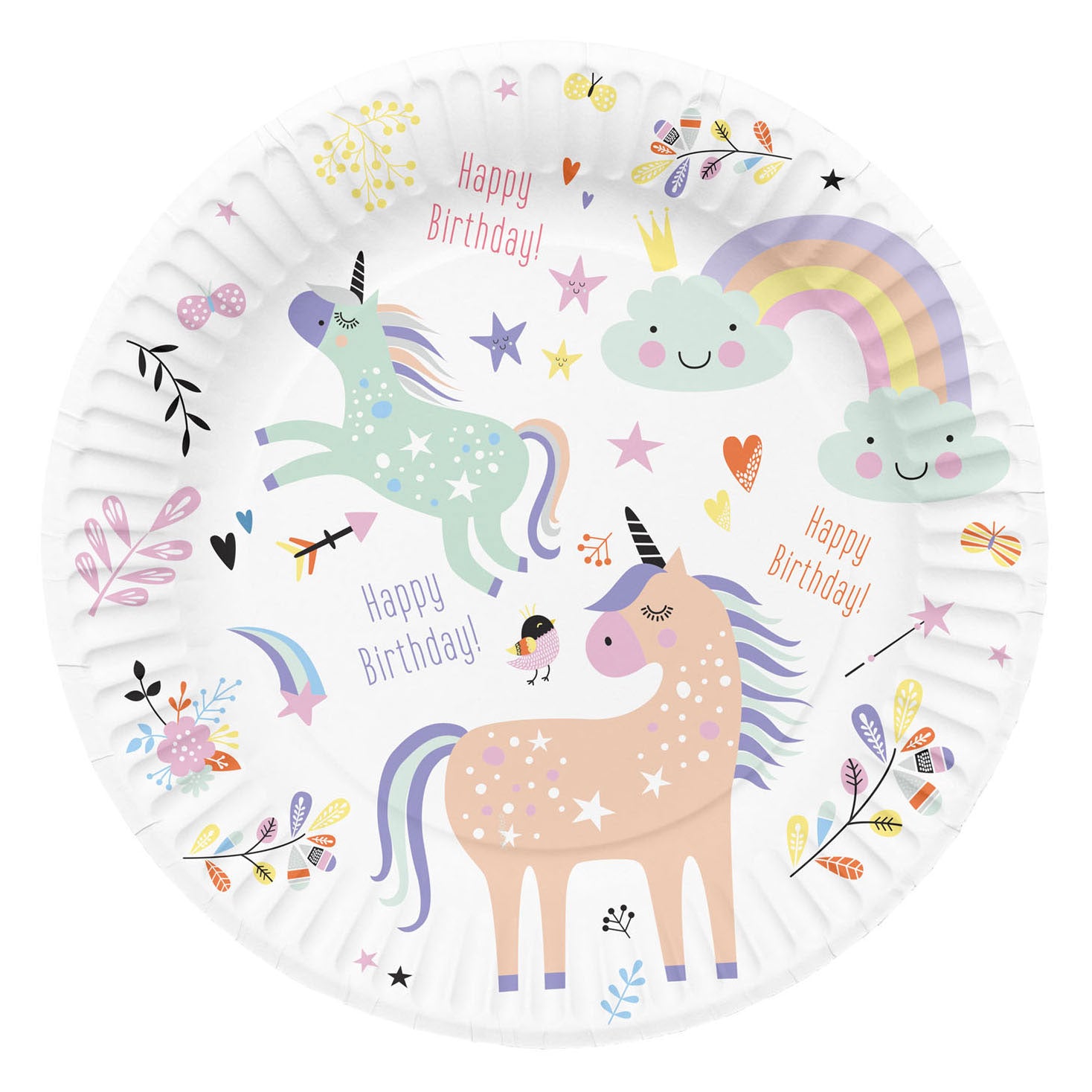 Zeichen Unicorns Regenbogen, 8..