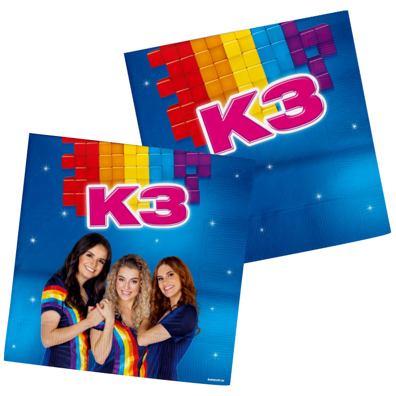 K3 Servietten, 20st.