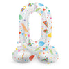 Stehende Folienballon freudiger Party Nummer 0 -72 cm
